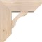 Ekena Millwork Olympic Slat Smooth Bracket w/ Offset Brace, Douglas Fir, 7 1/2"W x 20"D x 20"H BKT0806X20X20OLY06SDF - alternate 2